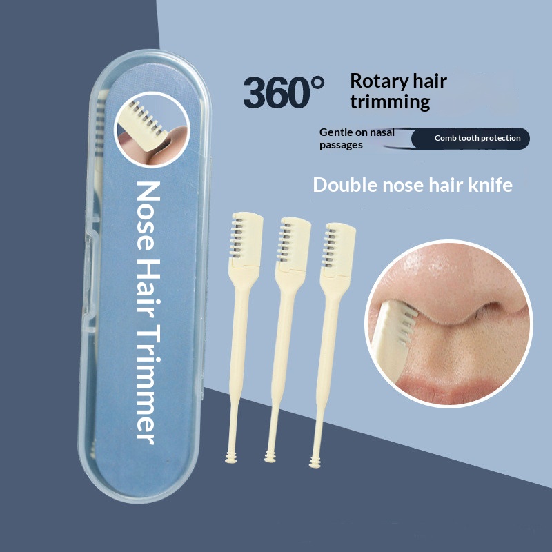 Men'S Grooming Ear Hair - Dwustronny ręczny trymer do nosa 360