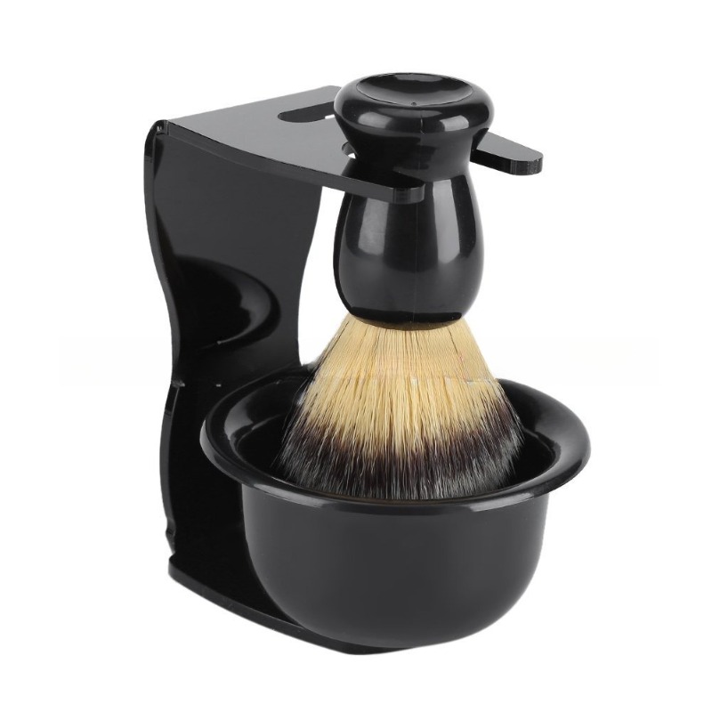 Shaving Bowl Soap - Zestaw do brody Trzyczęściowy: mydło do