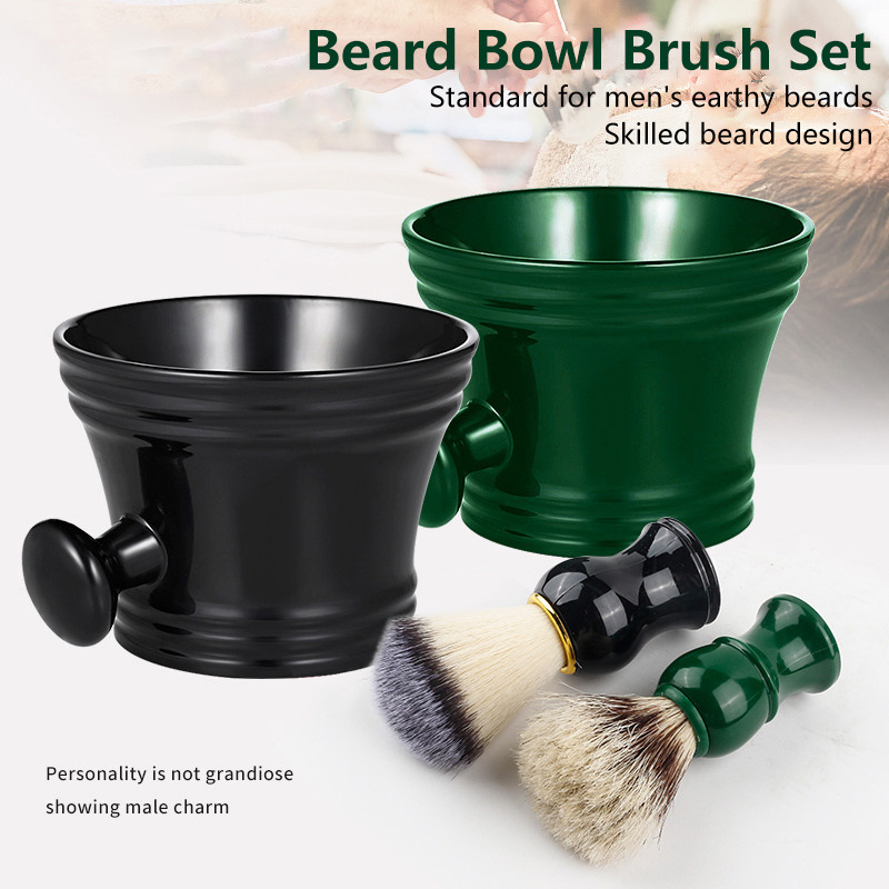 Shaving Bowl Soap - Plastikowa miseczka do golenia z uchwytem,