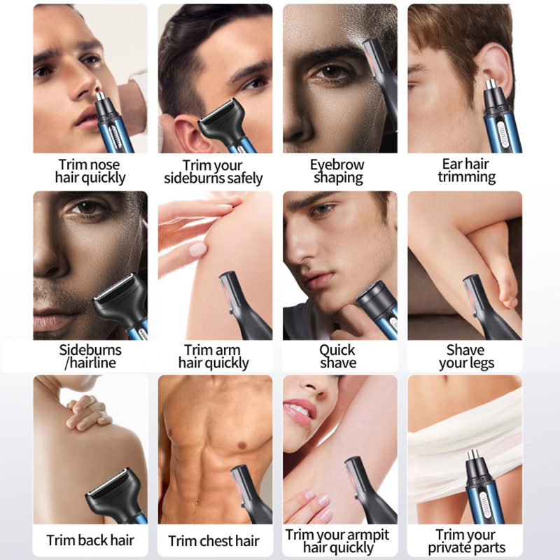 Elektryczny trymer do nosa i u – Men'S Grooming Clippers recenzja i cena