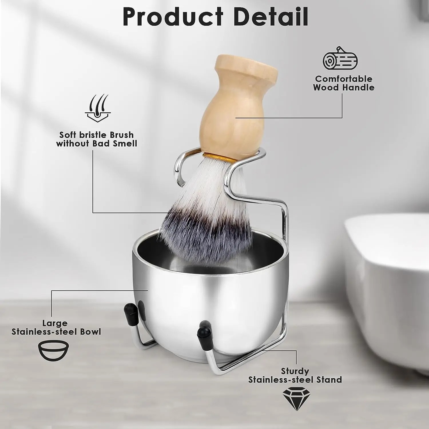 Męski uchwyt do golenia na suc – Shaving Bowl Soap recenzja i cena