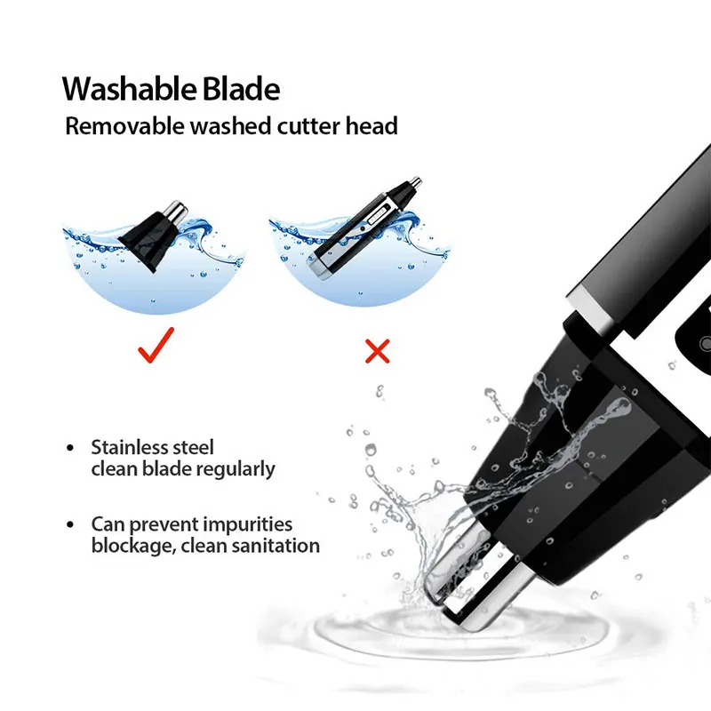 Kemei akumulatorowa elektryczn – Men'S Grooming Ear Hair recenzja i cena