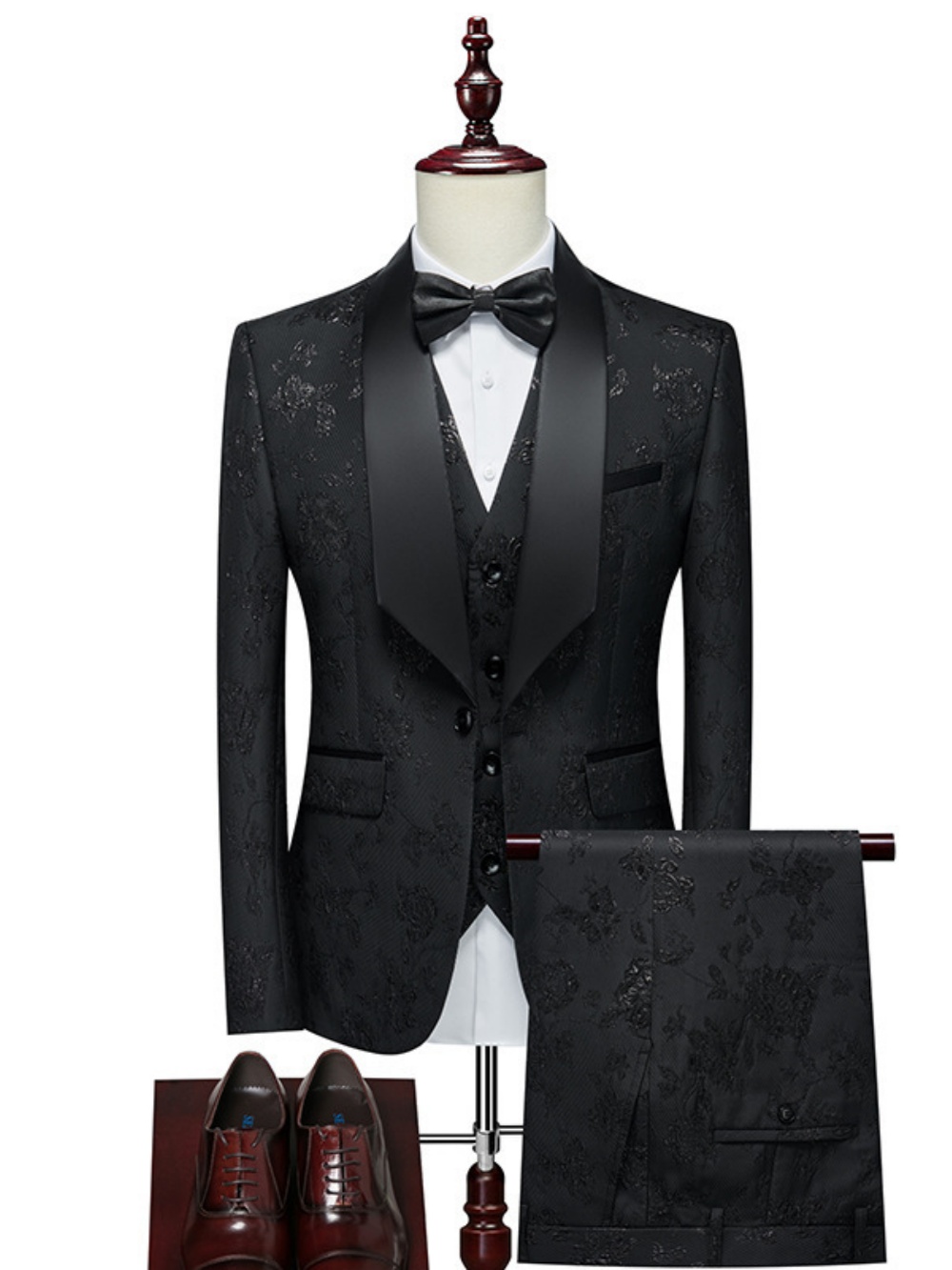 Luksusowy, wzorzysty garnitur  – Mens Grooming On Sale recenzja i cena