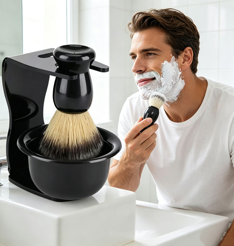 Zestaw do golenia ze stojakiem – Shaving Bowl Soap recenzja i cena