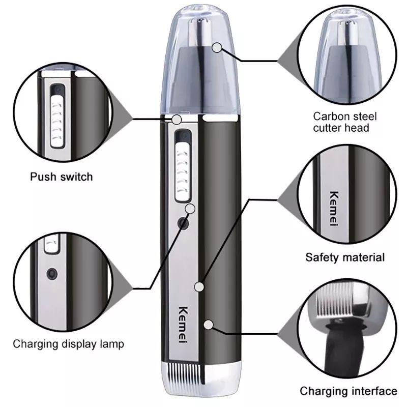 Kemei Akumulatorowy Elektryczn – Men'S Grooming Ear Hair recenzja i cena