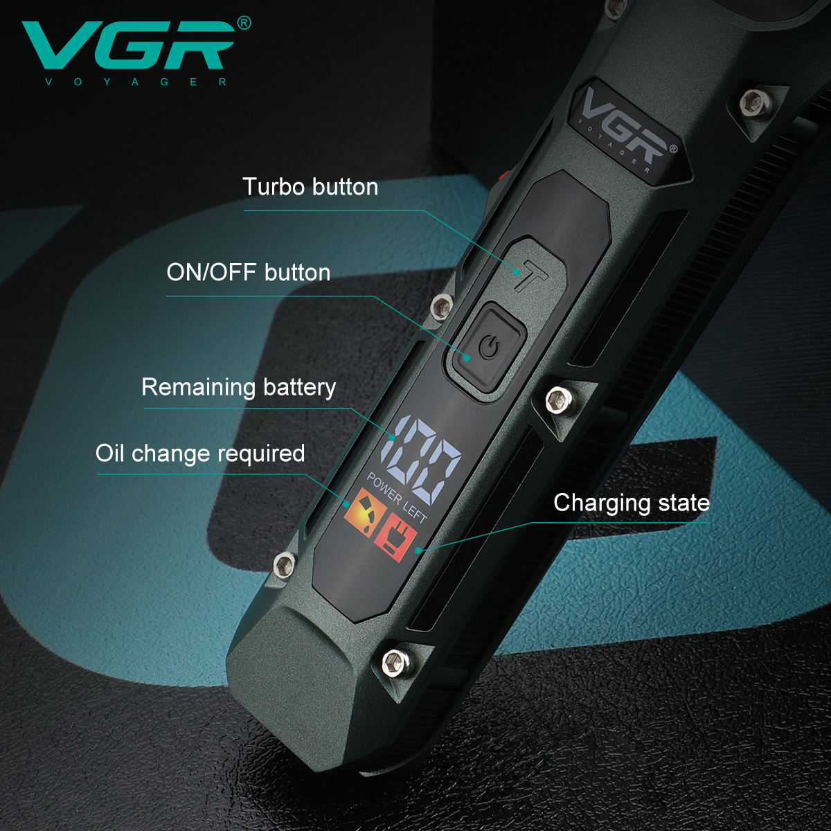 VGR V-696 nowy metalowy popula – Men'S Grooming Clippers recenzja i cena